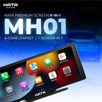 KATA MH01 Layar Mobil Pintar All-in-One Nirkabel Apple CarPlay Android Auto GPS Navigasi Monitor Untuk VinFast Minio Hijau