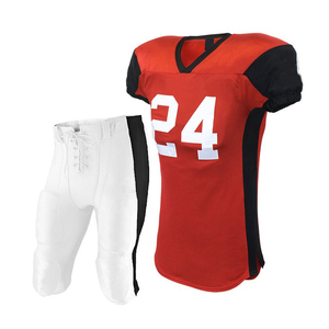 Ensemble d'uniformes de football américain haut de gamme : Maillot anti-humidité et pantalon de football confortable pour équipes - Product Image 5