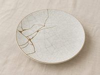 Assiette peu profonde en porcelaine, 21,4 cm, assiette plate pour hôtel, restaurant et service à domicile