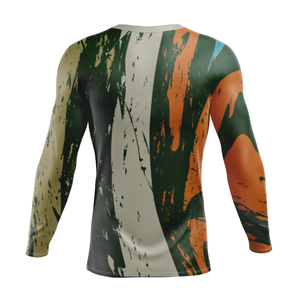 Top Selling Custom Full Sleeve <b>Surf</b> Logo Eco-Friendly Applique Rash Guard Breathable Heat-Transfer <b>Printing</b> Your Own Logo - Product Image 2