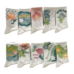 <b>Socks</b> women's autumn and <b>winter</b> mid calf length <b>socks</b> high looking Mori versatile ins trendy cute student spring - Product Image 1