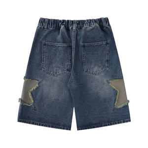 Nouveaux shorts en jean pour hommes, best-sellers, respirants, luxueux, décontractés, unis, personnalisés, pour l'été et le sport - Product Image 3