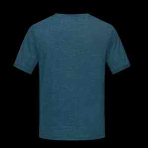 Camiseta de manga corta con cuello redondo para hombre, estilo básico, color sólido, antiarrugas, transpirable, de punto, corte regular. - Product Image 2