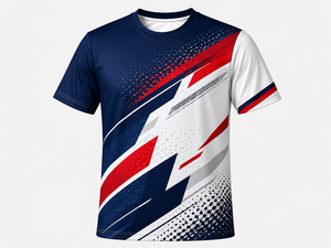 T-shirt sportif à manches courtes pour homme, col rond, motif uni, séchage rapide, tricoté, 100% polyester, impression par sublimation, respectueux de l'environnement - Product Image 1