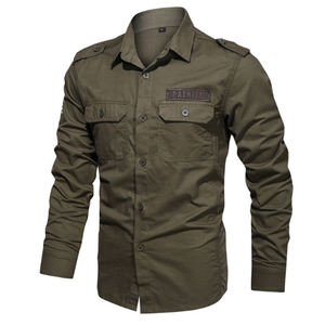 Camisa de Trabajo de Manga Corta, Uniforme de Seguridad para Hombre, Diseño Formal con Color Personalizado, Patrón Sólido, 100% Algodón - Product Image 4