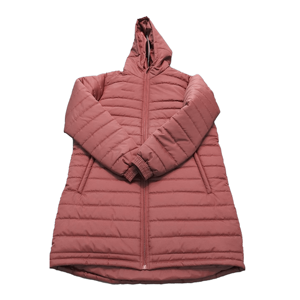 Chaqueta Acolchada con Capucha para Hombre, Invierno, Casual, Manga Larga, Cierre Frontal, Resistente al Viento, Color Sólido, Relleno de Poliéster, Abrigo Grueso - Product Image 1