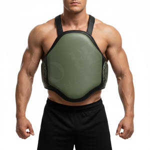 Venta al por Mayor OEM ODM, Protector de Pecho con Nombre de Marca Personalizado, Chaleco Protector Ajustable para Entrenamiento Deportivo, Actividades al Aire Libre, Protector de Patadas - Product Image 3