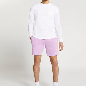 Shorts décontractés en coton 2026 avec poches pour hommes / Shorts de sport décontractés d'été pour hommes en molleton bouclette de haute qualité avec logo personnalisé - Product Image 3