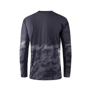 Jersey de Motocross Premium para Hombre, Spandex/Poliéster, Ligero, Transpirable, Cortavientos, de Secado Rápido, Manga Larga, Camiseta para Motociclismo - Product Image 1