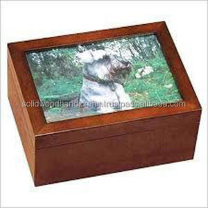 Boîte funéraire en bois faite à la main pour cendres d'animaux domestiques Urnes funéraires en bois pour cendres de chat et de chien Urnes en palissandre à bas prix - Product Image 3