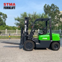 STMA Kleiner 3t 3 Tonnen 3Tn Diesel-Gabelstapler 3000kg 3Tn Carretlla Elevadora mit CE ISO Optional EPA Euro V Motor