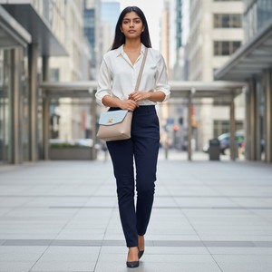 Bolso Bandolera Cuadrado Elion Elegante con Patrón de Letras en Dos Tonos para Mujer, Cuero Vegano Premium, Ligero y Portátil, con una Sola Correa - Product Image 4