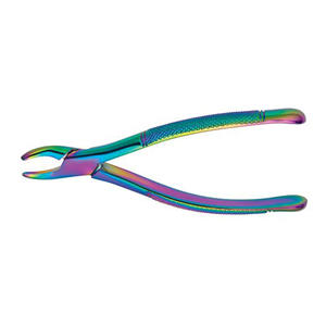 Arc-en-ciel couleur Plasma enduit nouvelle pince d'extraction dentaire orale dentaire chaude classique pince molaire droite pointue périostée - Product Image 4