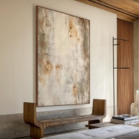 Peinture à l'huile personnalisée Wabi Sabi sur toile pour la décoration intérieure, œuvres d'art pour hôtels, peintures modernes et arts muraux, abstrait fait main