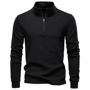 Nouveau Pull Décontracté Homme 2026 en Softshell Coupe-Vent à Col Montant, Manches Longues, Demi-Zip, Respirant, Chaud et Anti-UV - Product Image 4