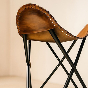 Luxury leather hunting <b>stool</b> OEM manufacturer custom design <b>folding</b> tripod <b>stool</b> wholesale bulk supplier premium export for sale - Product Image 6