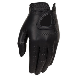 Gant de golf en cuir Opticolor pour hommes, gant noir de qualité supérieure, taille moyenne-grande, pour adulte, avec ajustement réglable pour la main gauche - Product Image 1