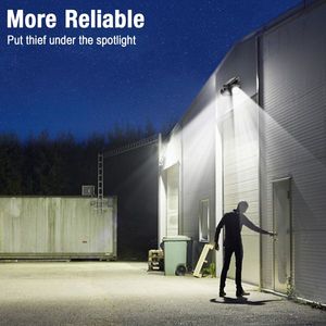 Faro Solare da Esterno a 218 LED, 2000LM, 6500K, Orientabile a 270 Gradi, 3 Teste, 8 Metri, Impermeabile IP65, con Sensore di Movimento - Product Image 6