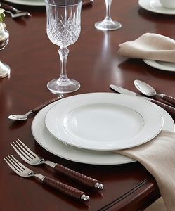 Ensemble de couverts jetables en acier inoxydable marron avec têtes en métal argenté pour la maison, les restaurants, les cafés et l'usage quotidien - Product Image 6