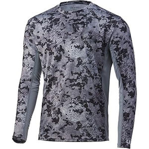 Camisetas de Pesca Personalizadas al por Mayor, Transpirables, 100% Poliéster, de Secado Rápido, con Protección UV, Ropa Deportiva para Exteriores - Product Image 6