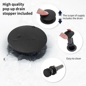 Rubinetto per lavabo a 2 maniglie, nero opaco, con attacco a 8 pollici, a 3 fori, con beccuccio girevole a 360 gradi, per lavabo da bagno, rubinetto da 8 pollici - Product Image 4