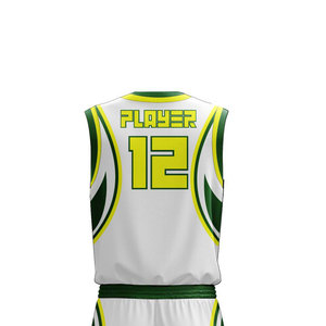 Uniforme de basket-ball personnalisé avec logo imprimé, design personnalisé, tissu polyester, tissu doux, style tendance - Product Image 5