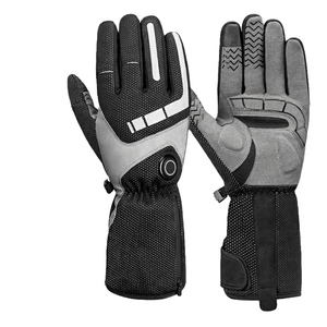 Guantes de Motocicleta para Invierno, Impermeables, Resistentes al Viento, con Pantalla Táctil, Dedos Completos, Unisex, de Poliéster - Product Image 1