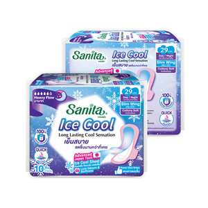Sanita Ice Cool Slim Wing Ala de algodón desechable para uso sanitario - Product Image 3