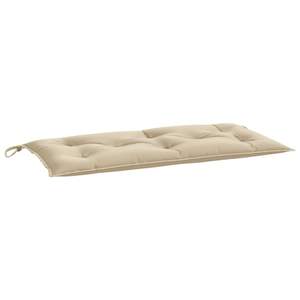 Cuscino per panca da giardino in tessuto Oxford beige, 100% poliestere, comodo accessorio per sedute da esterno/patio - Product Image 2