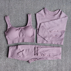 Conjuntos de sujetadores deportivos, conjunto de gimnasio sin costuras para mujer, 7 colores, Top, sujetador, Leggings, ropa deportiva para mujer, conjuntos de Yoga - Product Image 6