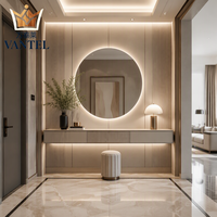 Ensemble de meubles d'entrée sur mesure Vantel OEM avec armoire à chaussures et banc pour projets de villas et d'appartements