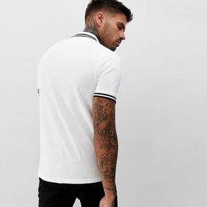 Polo pour homme en piqué épais 240 GSM 100% coton Tissu structuré de qualité supérieure Smart Casual Fabricant OEM sur mesure Marque privée - Product Image 3