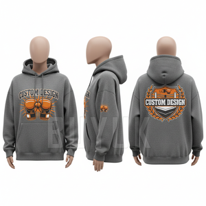 Sudadera con Capucha Personalizada Dream para Hombre, Estilo Urbano, Oversize, Negra, Felpa Francesa, Corte Regular, 100% Algodón, Transpirable - Product Image 5
