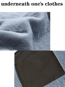 Unisex Spring Work <b>Jacket</b> Solid Color Hooded Collar Zipper Closure Windproof <b>Thick</b> Polyester <b>Fleece</b> Casual Outerwear Custom Logo - Product Image 6