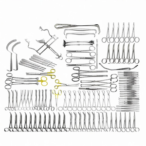 Juego de Instrumentos Quirúrgicos para Laparotomía de 110 Piezas, Acero Inoxidable de Grado Alemán - Product Image 1