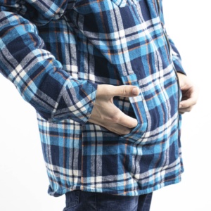 2022 New Fashion Full Plaid Long Sleeve Oversized <b>Mens</b> <b>Jackets</b> <b>Flannel</b> - Product Image 5
