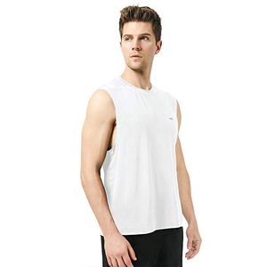 Camiseta sin mangas deportiva de punto 100% nailon para hombre, precio bajo - Product Image 4
