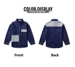 Chaquetas Vaqueras Unisex de Estilo Clásico Lavado con Hombros Ligeramente Caídos, Chaqueta de Mezclilla con Logotipo Personalizado Estilo Trabajo - Product Image 5