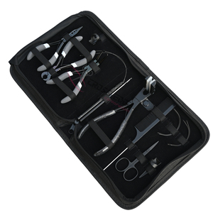 Kit de Herramientas Profesionales para Extensiones de Cabello: Alicates de Microeslabones, Alicates de Crimpado para Microperlas, Gancho para Remover Adhesivos de Queratina y Peine de Cola - Product Image 1