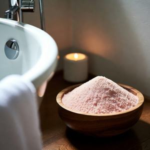 Sel de Bain Minéral Rose de l'Himalaya Naturel Écologique Sculpté Moderne Apaisant Relaxant Thérapie Spa Aromatique Détoxifiant pour la Peau - Product Image 5