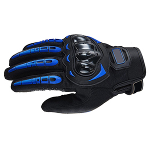 Waterproof Windproof Lightweight Breathable Full <b>Finger</b> Touch Screen Adjustable Wrist <b>Strap</b> Racing Unisex Motorbike Gloves - Product Image 3