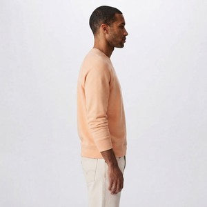 Tendance du moment : Sweat-shirt ras du cou pour homme en molleton léger, coupe droite, manches longues, style minimaliste et décontracté pour le quotidien - Product Image 3