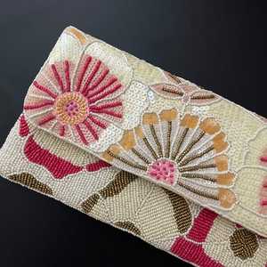 Pochette perlée faite à la main, prix de gros, élégante sac à main pour femme pour mariage, fête et occasions spéciales - Product Image 4