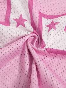 Camiseta Deportiva Oversize de Fútbol Americano para Mujer, de Malla, Manga Larga, Estampado 01, Estilo Urbano, Cuello en V, Transpirable, con Logotipo Personalizado - Product Image 4