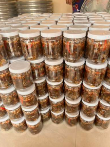Crabe épicé prêt à manger, plat instantané de fruits de mer gourmands, accompagnement asiatique, crabe salé, accompagnement vietnamien pour banquet - Product Image 2