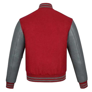 Stonefield Manufacturing Geometric Stand Collar Varsity <b>Jacket</b>-100% Wool Hooded <b>Waterproof</b> Streetwear <b>Winter</b> Outerwear - Product Image 1