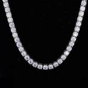 High Quality D Color VVS Cut Diamond Platinum Luxury Tennis Chain Silver Plated 925 Sterling Silver Cross Pendant Anniversary - Product Image 4