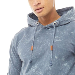 Sudadera con capucha de algodón para hombre con lavado ácido, venta al por mayor, novedad 2026, estilo vintage, personalizada, oversize, para niños, forro polar de marca privada - Product Image 5