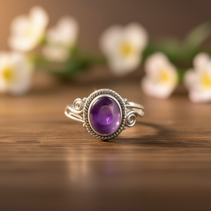 แหวนอเมทิสต์คุณภาพดี น้ำหนัก 3.1 กรัม - Product Image 3