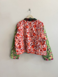 Lot Of Traditional Vintage Phulkari Short Embroidered <b>Women</b> <b>Coat</b> Handmade Boho Jacket - Product Image 2